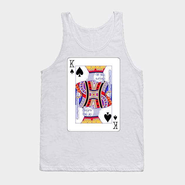 King of Spades Tank Top by Ziggy's